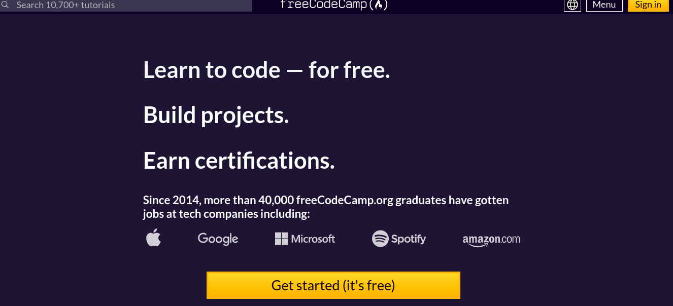 free course certification