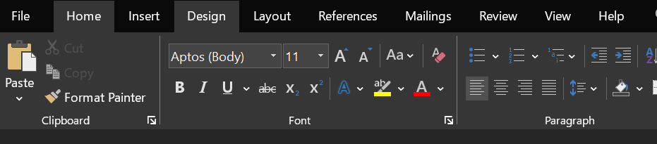 microsoft word